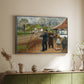 L. A. Ring Painting near Aasum Smithy, 1893 - Floater Framed Canvas Print