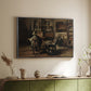The Studio of Ferdinand De Braekeleer I, Father of the Painter, c. 1873-1885 - Floater Framed Canvas Print