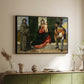 Madonna and Child with Saints Anthony of Padua and Roch, c. 1510 - Floater Framed Canvas Print