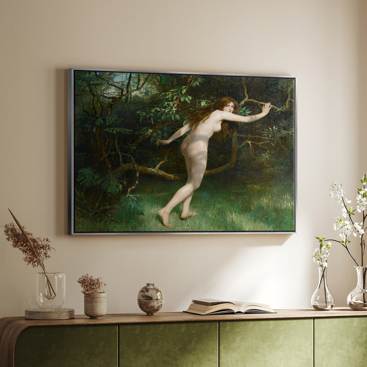 Eve, 1911 - Floater Framed Canvas Print