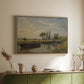 Barge below Flatford Lock, c. 1810 - Floater Framed Canvas Print
