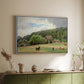 Farm with Grazing Cows (Bondegård med beitende kuer), 1892 - Floater Framed Canvas Print