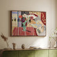 Woman with Anemones (Femme et anémones), c. 1920-1921 - Floater Framed Canvas Print