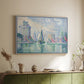 The Green Towers (Les tours vertes, la Rochelle), 1913 - Floater Framed Canvas Print