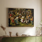 The Wedding Dance, c. 1566 - Floater Framed Canvas Print