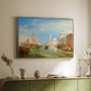 Venice: The Dogana and San Giorgio Maggiore, 1834 - Floater Framed Canvas Print