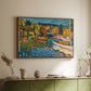 Study for Autumn Landscape with Boats, 1908 - Floater Framed Canvas Print
