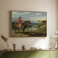 John Levett Hunting at Wychnor, Staffordshire, 1818 - Floater Framed Canvas Print