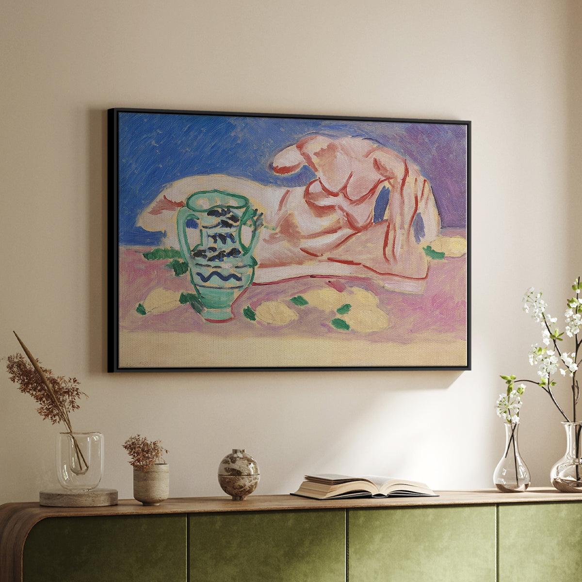 Ilyssus from the Parthenon, 1908 - Floater Framed Canvas Print