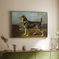 A Terrier in a Landscape, c. 1811 - Floater Framed Canvas Print
