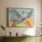 Flying Dove with Rainbow (Colombe volant à l'Arc-en-ciel), 1952 - Floater Framed Canvas Print