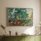 The Garden of Saint-Paul Hospital, 1889 - Floater Framed Canvas Print