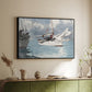 Fishing Boats, Key West, 1903 - Floater Framed Canvas Print