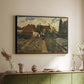 Garden of a Florist (The Flower Garden), 1864 - Floater Framed Canvas Print