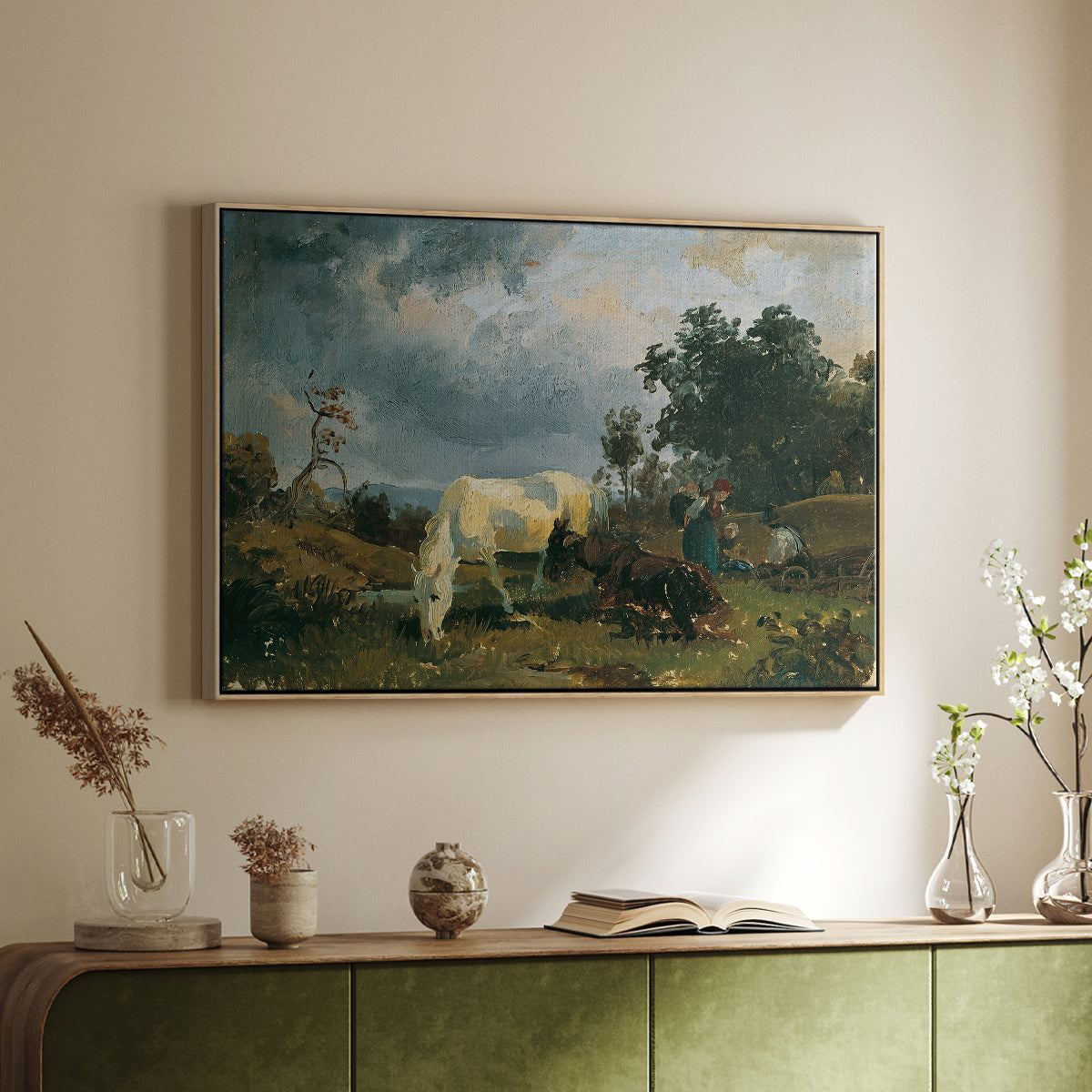 A Mold on the Heath, c. 1830 - Floater Framed Canvas Print