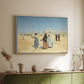View from the Desert of Cairo with Citadel and Mamluk Tombs in the Background, c. 1889-1890 - Floater Framed Canvas Print