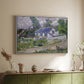 Houses in Auvers, 1890 - Floater Framed Canvas Print