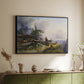 An Alpine Farm on the Untersberg, 1835 - Floater Framed Canvas Print
