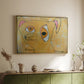 Cubist Dog with Stars (Student Art) - Floater Framed Canvas Print