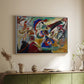 Fragment 2 for Composition VII, 1913 - Floater Framed Canvas Print