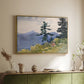 North Woods Club, Adirondacks, 1892 - Floater Framed Canvas Print