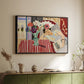Woman with Anemones (Femme et anémones), c. 1920-1921 - Floater Framed Canvas Print