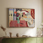 Woman with Anemones (Femme et anémones), c. 1920-1921 - Floater Framed Canvas Print