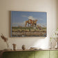 On the Banks of the Nile, Upper Egypt, 1876 - Floater Framed Canvas Print