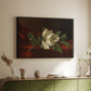 Magnolia on Red Velvet, c. 1885-1890 - Floater Framed Canvas Print