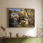 Romans Gathered for Merriment at an Osteria, 1839 - Floater Framed Canvas Print