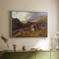 Lledr Valley in Wales, 1864 - Floater Framed Canvas Print