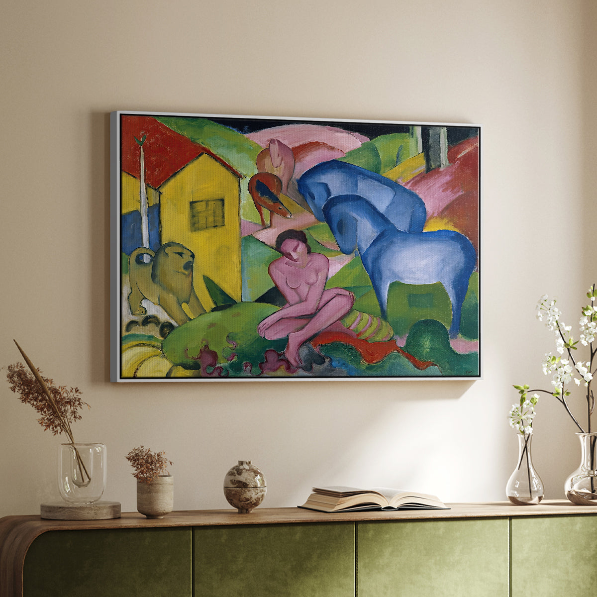 The Dream, 1912 - Floater Framed Canvas Print