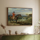 John Levett Hunting at Wychnor, Staffordshire, 1818 - Floater Framed Canvas Print
