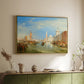 Venice: The Dogana and San Giorgio Maggiore, 1834 - Floater Framed Canvas Print