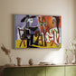 The Painter and His Model, 1963 - Floater Framed Canvas Print