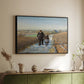 The Old Man and the Child, 1888 - Floater Framed Canvas Print
