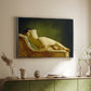 Reclining Nude (Liggende model), 1833 - Floater Framed Canvas Print