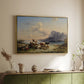 Shepherds and Cattle on Lake Attersee, 1852 - Floater Framed Canvas Print