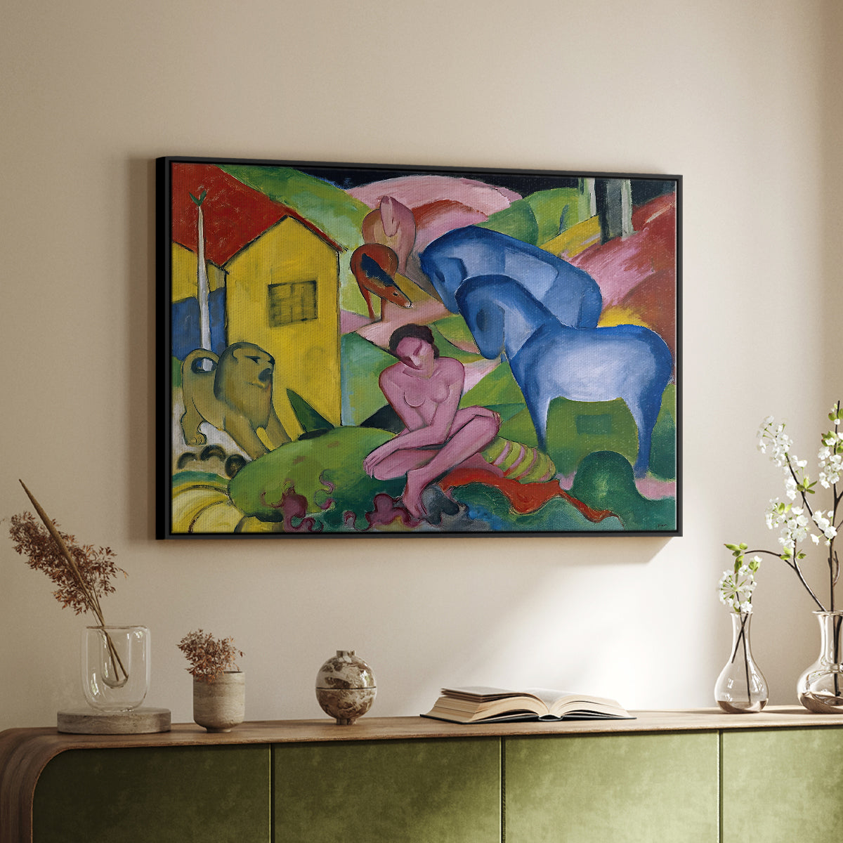 The Dream, 1912 - Floater Framed Canvas Print