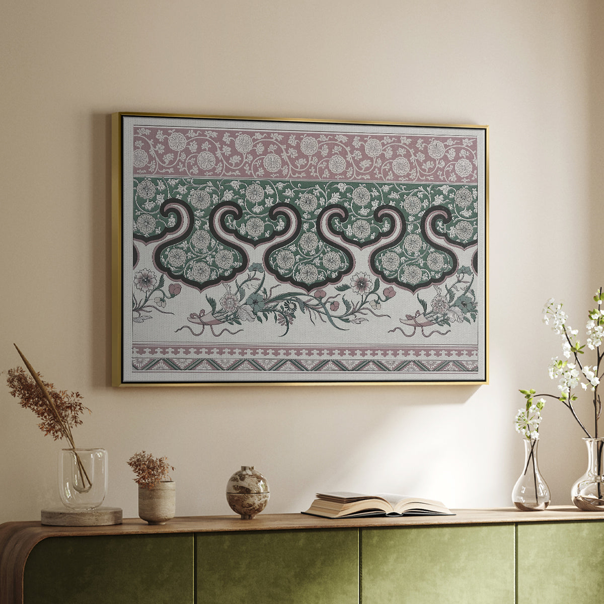 Examples of Chinese Ornament, Pl. LXXVI, 1867 - Floater Framed Canvas Print