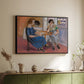 Domino Players, 1921 - Floater Framed Canvas Print