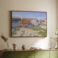 Gasometers at Clichy, 1886 - Floater Framed Canvas Print