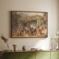Figures and Animals in a Vineyard, c. 1829 - Floater Framed Canvas Print