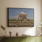 On the Banks of the Nile, Upper Egypt, 1876 - Floater Framed Canvas Print
