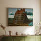 The Tower of Babel, c. 1568 - Floater Framed Canvas Print
