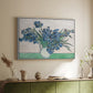 Irises, 1890 - Floater Framed Canvas Print