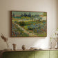 Garden at Arles, 1888 - Floater Framed Canvas Print