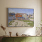 Gasometers at Clichy, 1886 - Floater Framed Canvas Print