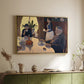 The Dining Room (Breakfast), 1886-1887 - Floater Framed Canvas Print