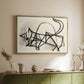 Study of a Cat (Étude de chat), 1946 - Floater Framed Canvas Print